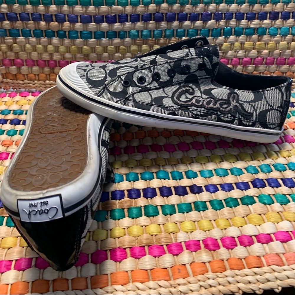 Coach sneakers.  EUC. Size 9B.